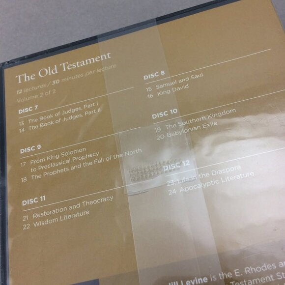 The Great Courses The Old Testament Guidebook & 12 DVDs Sealed University Level - Picture 5 of 5